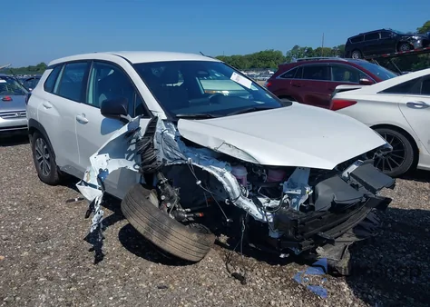 2025 Toyota Corolla Cross Hybrid S z USA, uszkodzony, nr VIN 7MUFBABG6SV076445